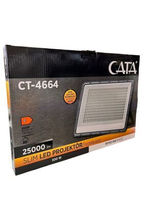 Ct-4664 300 Watt Platınum Smd Led Projektör Beyaz Image 0