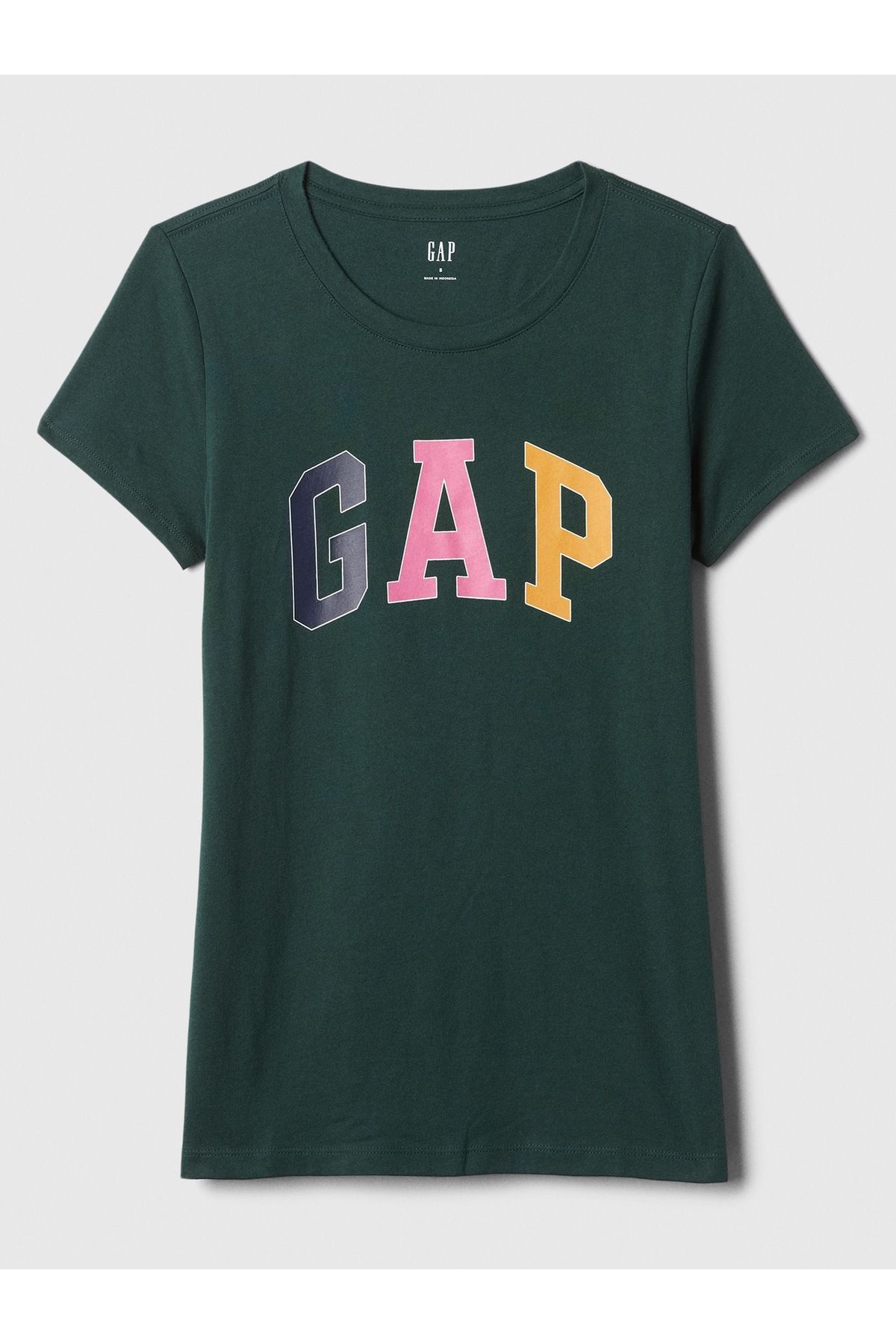 Kadın Yeşil Gap Logo T-Shirt