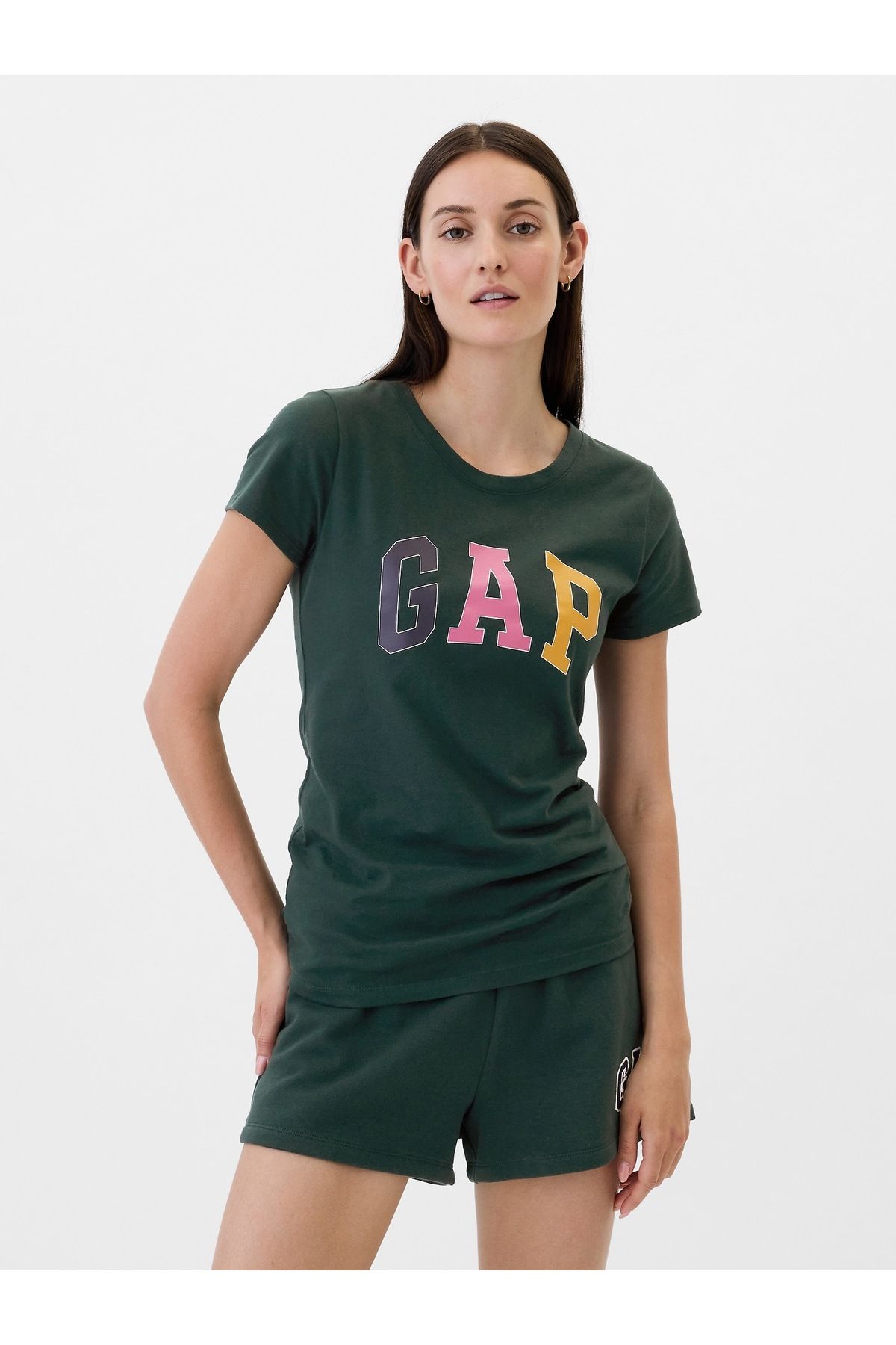 GAPKadın Yeşil Gap LogoT-Shirt