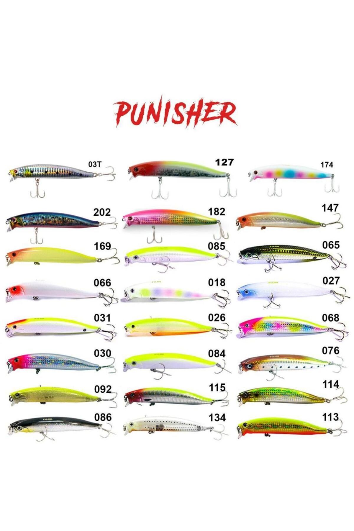 Punisher 10.5cm 16gr 0-30cm Dalar Maket Balık 114 Pistachio