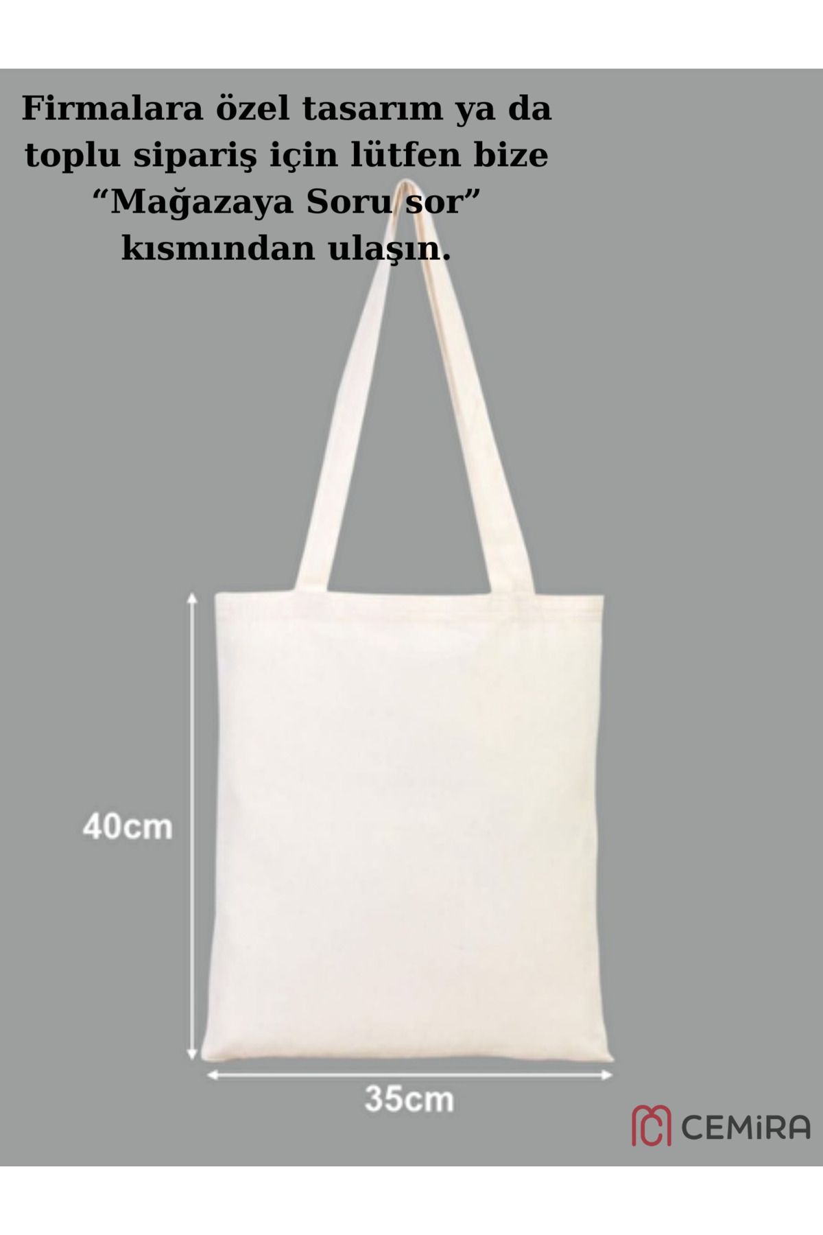 Daunt Books Kalın İç Göstermez Tote Bag Bez Çanta