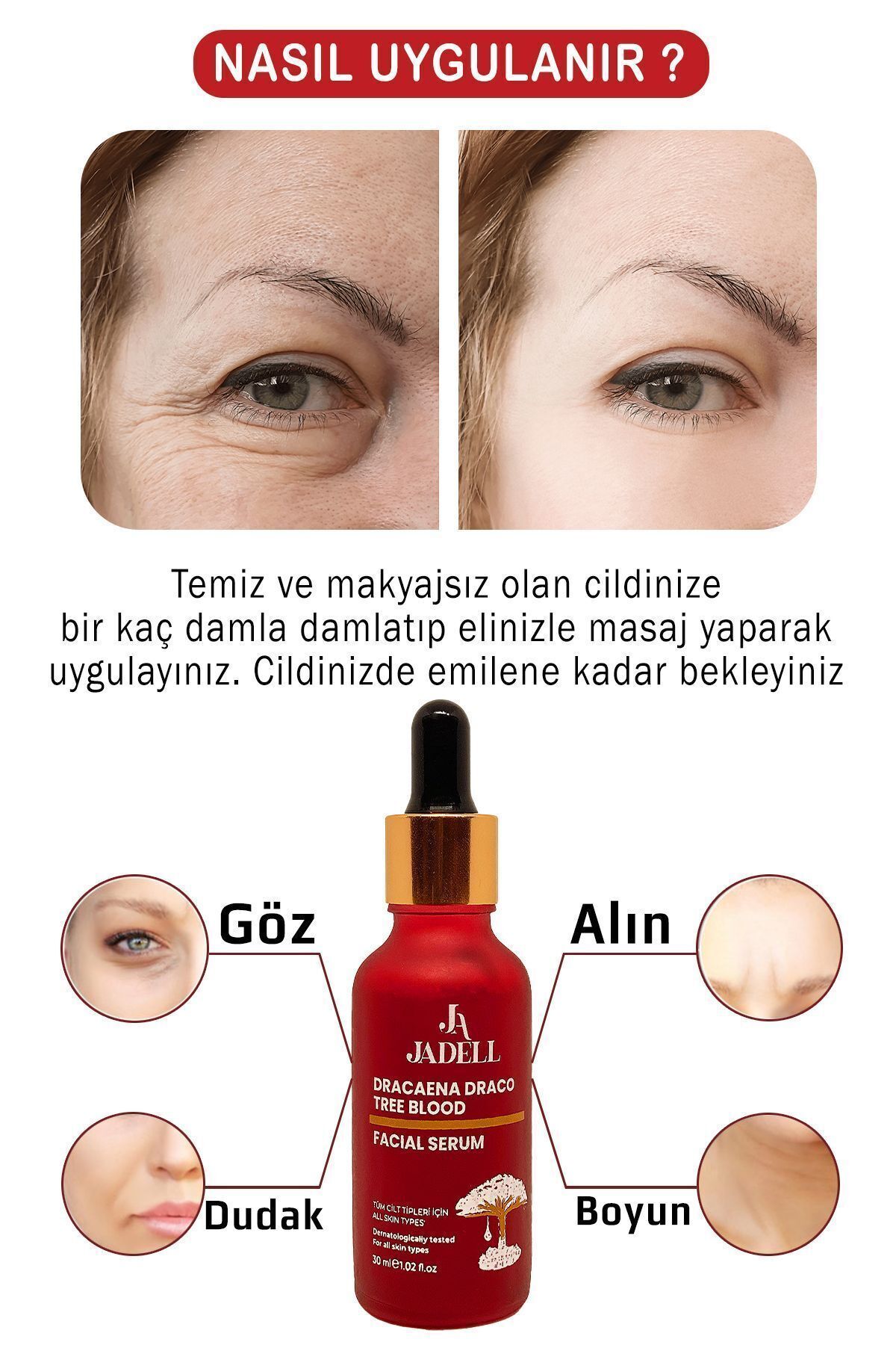 Botox Etkili Dragon Facial Yüz Serumu 30 ml