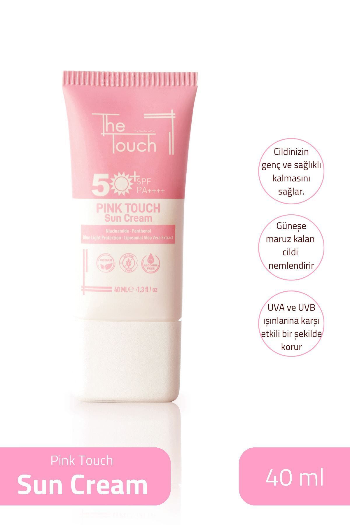 Pink Touch Sun Cream 50 Spf 40 ml