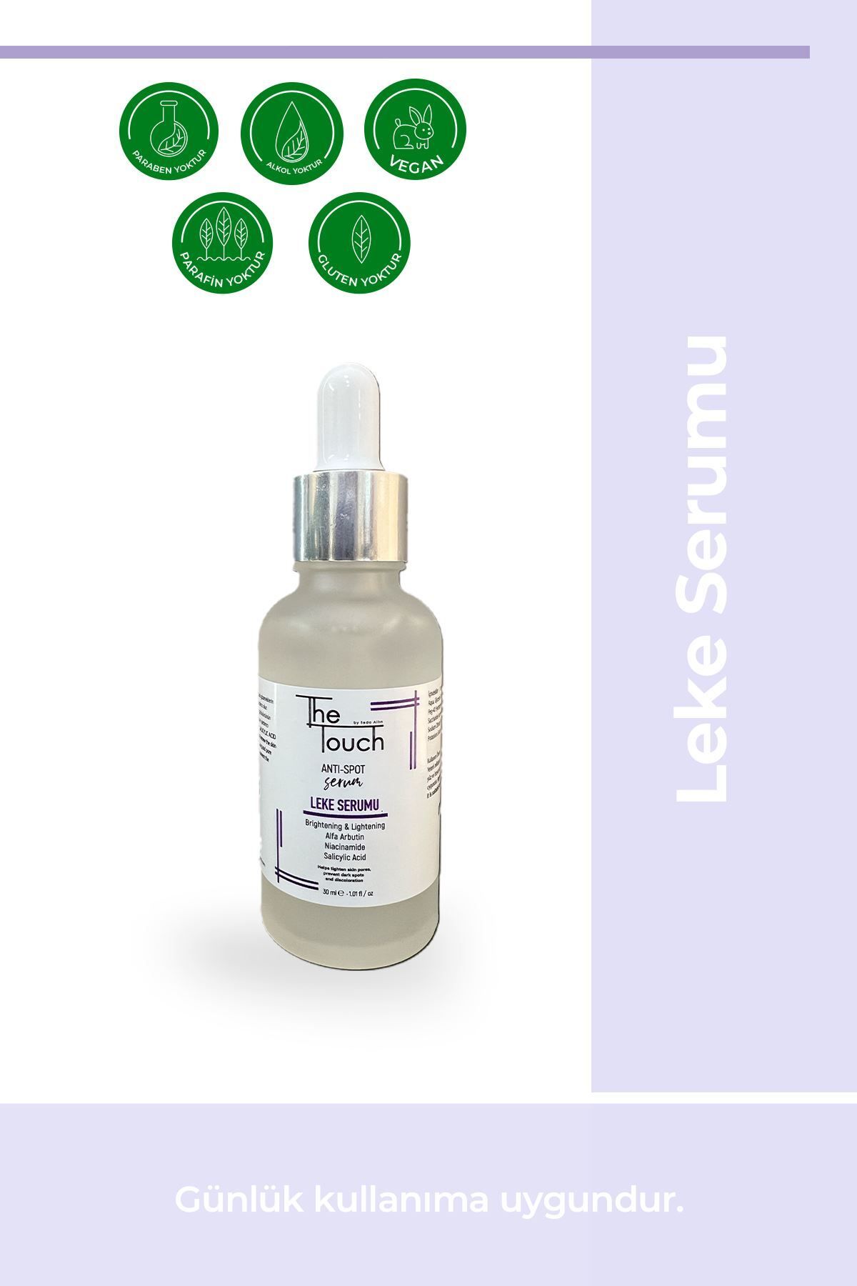 Leke Serumu - Anti Spot Serum Alpha Arbutin, Niacinamide, Salicylic Acid, Aydınlatıcı Serum 30 ML