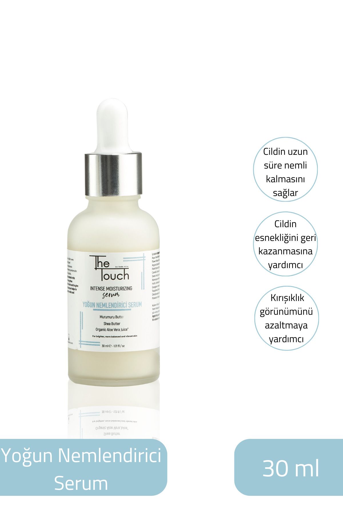 Yoğun Nemlendirici Serum - Intense Moisturizing Serum Murumuru Butter, Shea Butter, Organic Aloe Ve