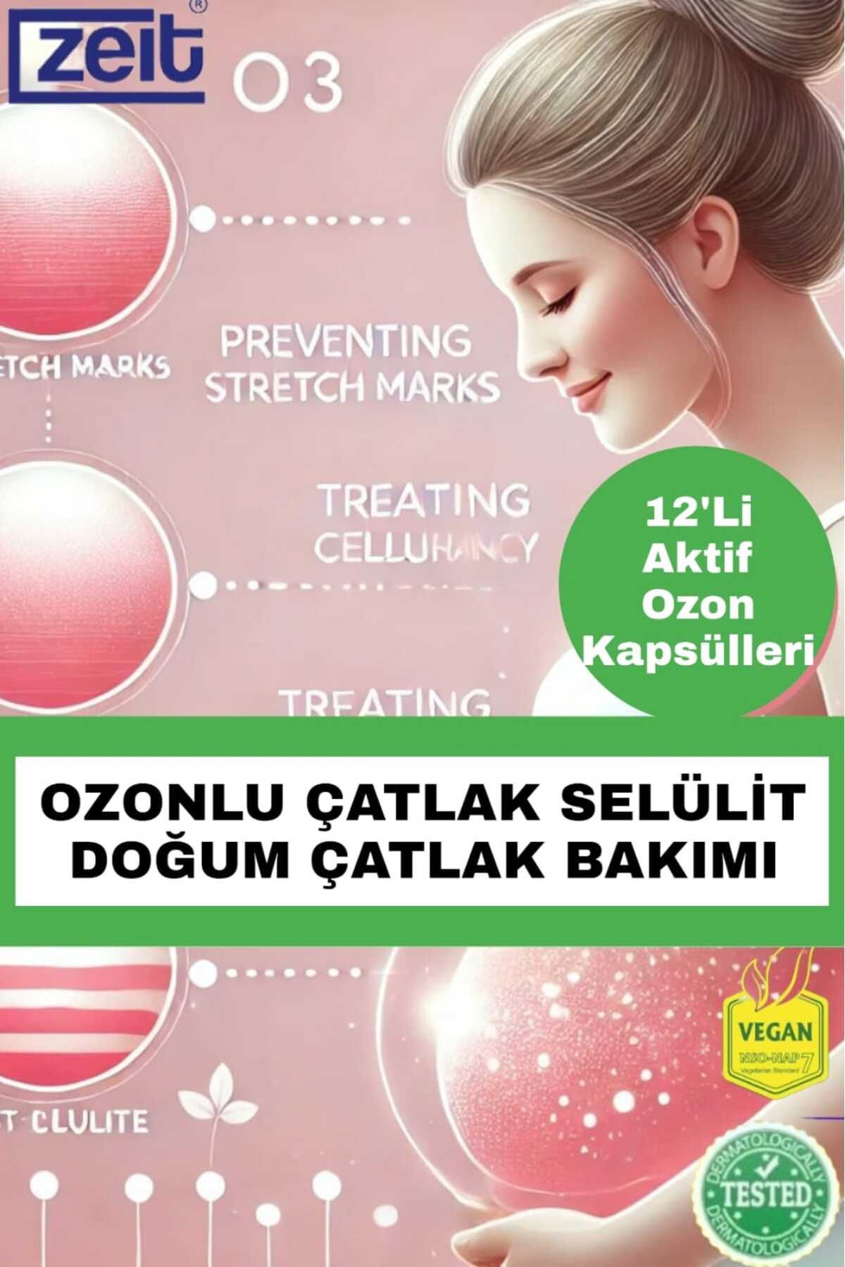 Ozonlu Cilt Bakım Kremi | Doğum Çatlakları Ve Izler Için Doğal Yenileyici Nemlendirici 96’lı