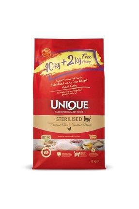 UNİQUE TAVUKLU 10+2 KG KISIRLAŞTIRILMIŞ KEDİ MAMASI Image 0