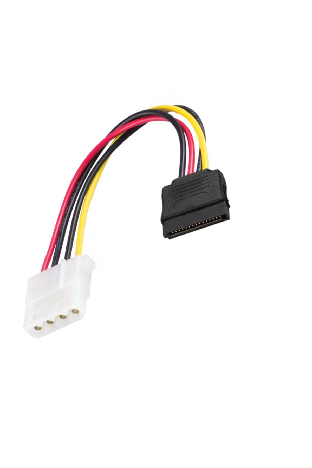 4 Pin Molex Dişi To Sata 15 Pin Dişi Power Kablo 30 Cm