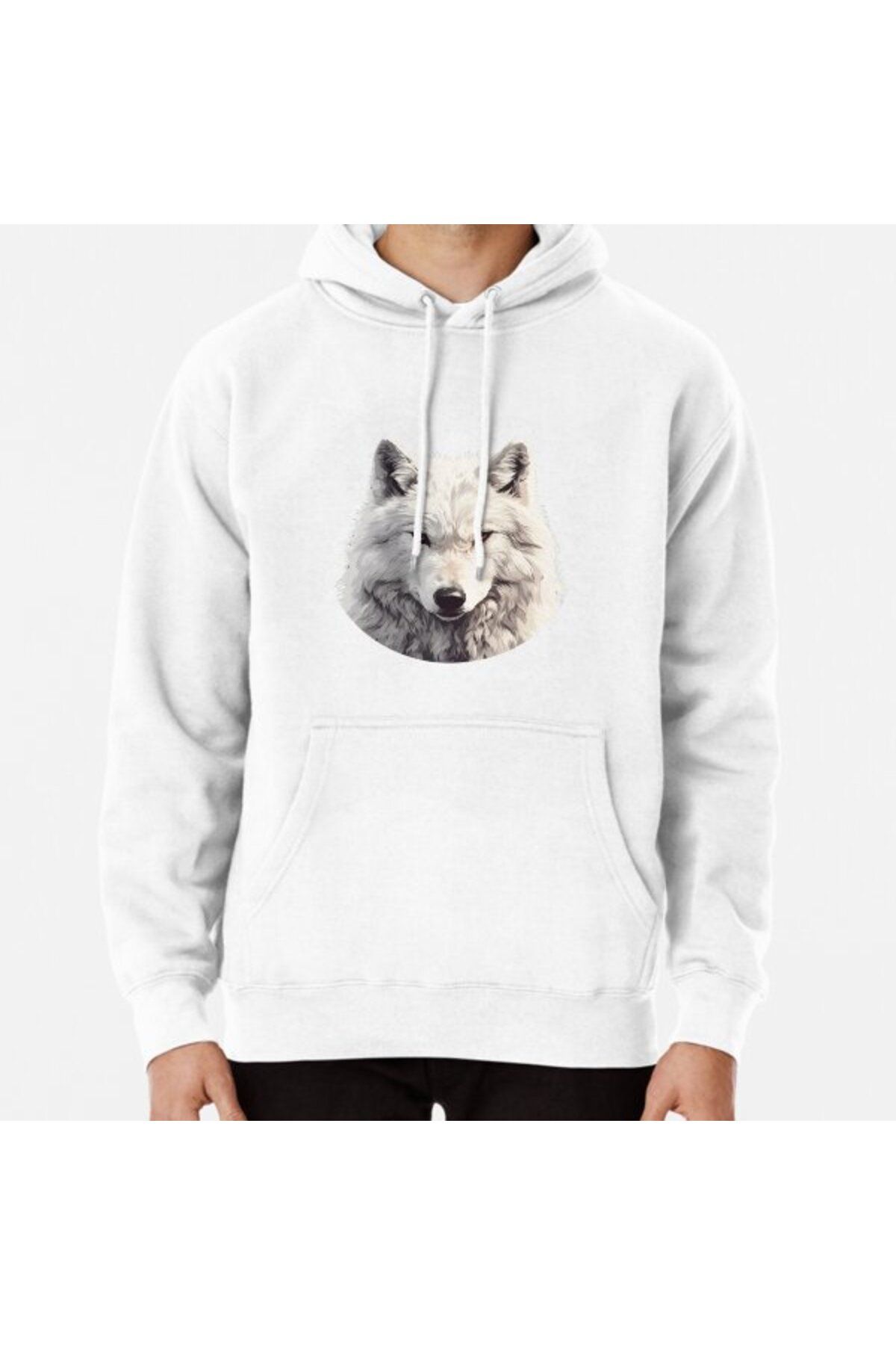 THEWERT Unisex Wolf, Bigwhite wolf, White wol...