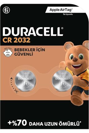 CR 2032 Lityum Düğme Pil (2’li paket) 3V, (CR2032) Image 0