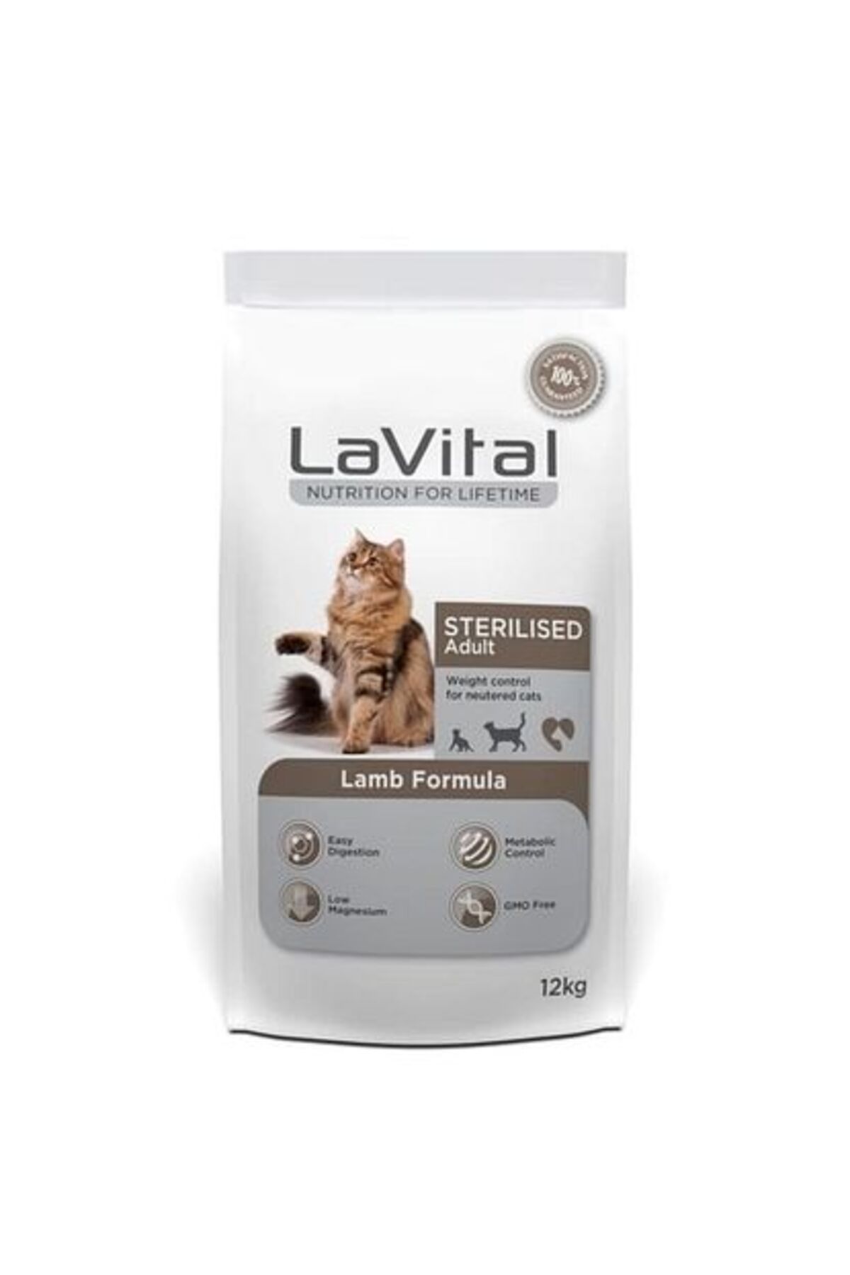 Lavital Sterilised Kuzu Etli Kısırlaştırılmış Kedi Maması 12 Kg