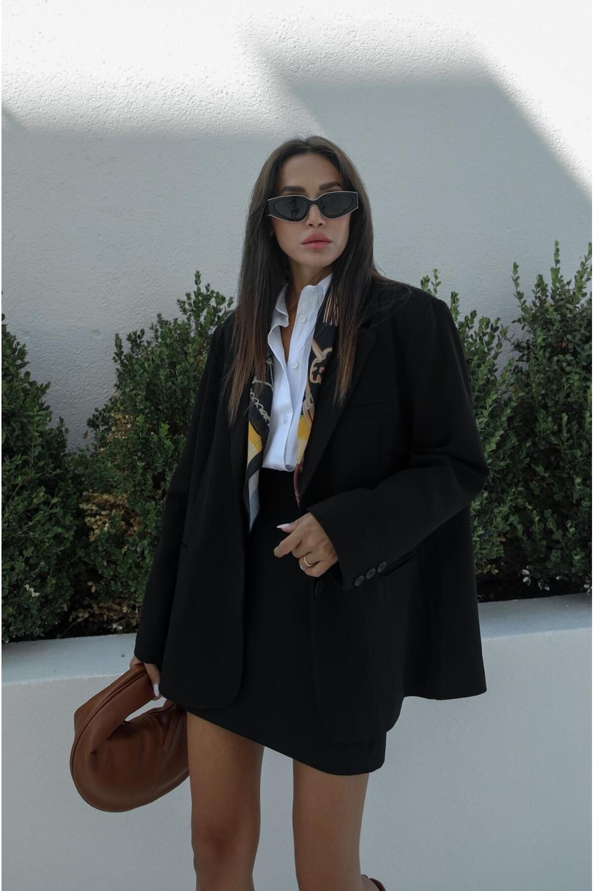 Siyah Oversize Blazer Ceket