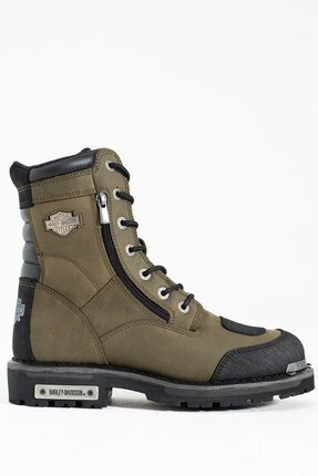 Hakiki Deri Riddick Yeşil Erkek Bot Image 0
