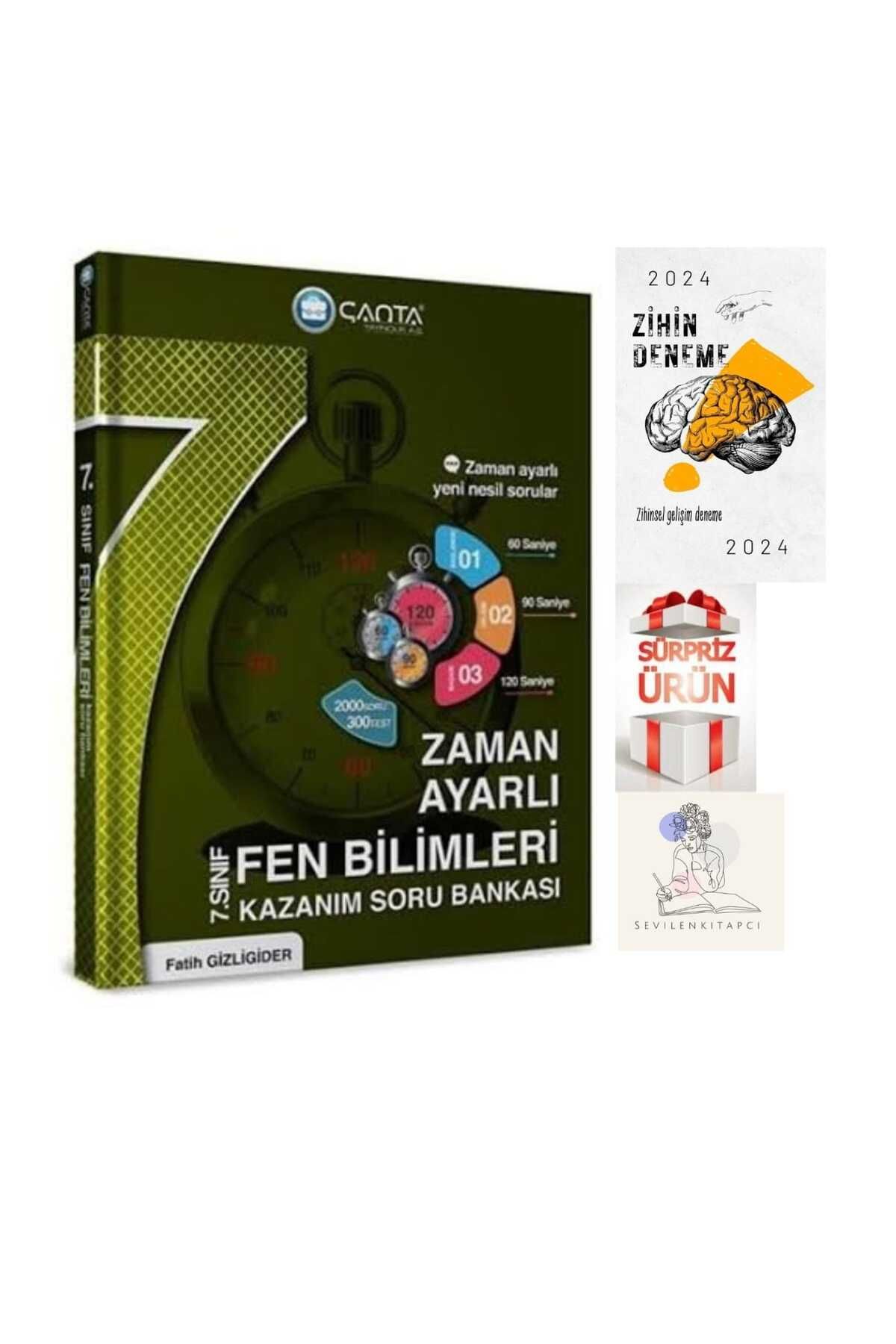 ÇANTA YAYNLARI 7.SINIF FEN ZAMAN AYARLI +ZİHİN DENEME+HEDİYE(SEVİLENKİTAPCİ)YENİ BASKI