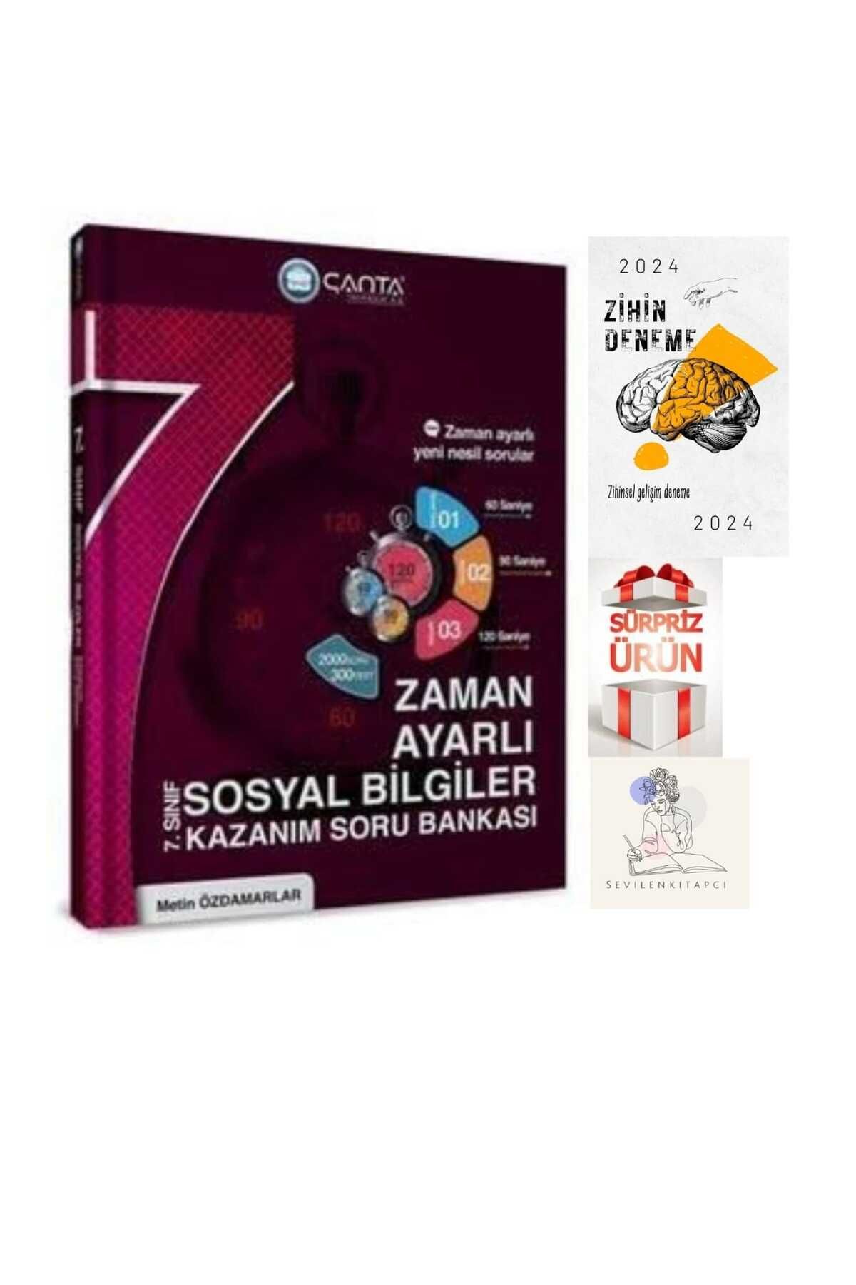 ÇANTA YAYNLARI 7.SINIF SOSYAL ZAMAN AYARLI +ZİHİN DENEME+HEDİYE(SEVİLENKİTAPCİ)YENİ BASKI