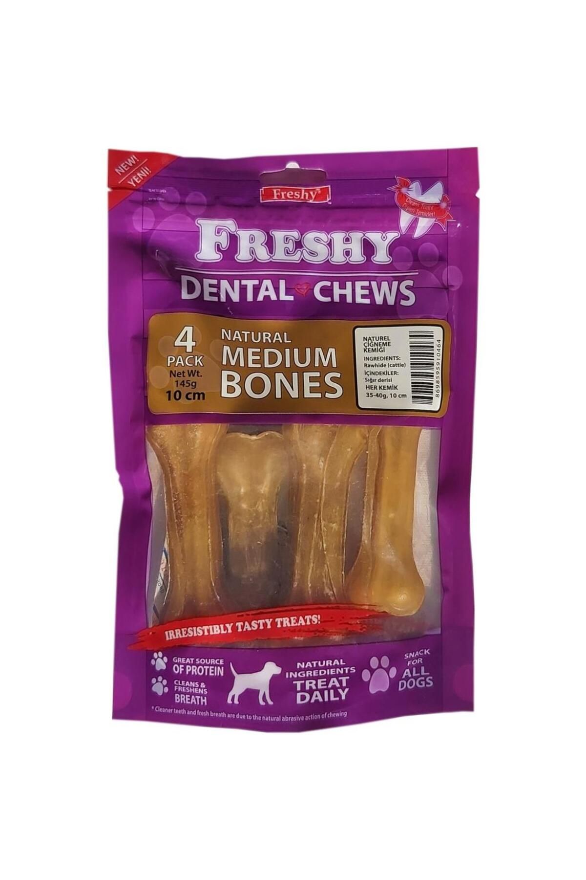 Freshy Dental Chews MediumDoğal Köpek Ödül Ke...