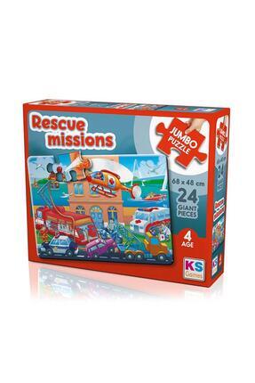 Rescue Missions Jumbo Puzzle Image 0