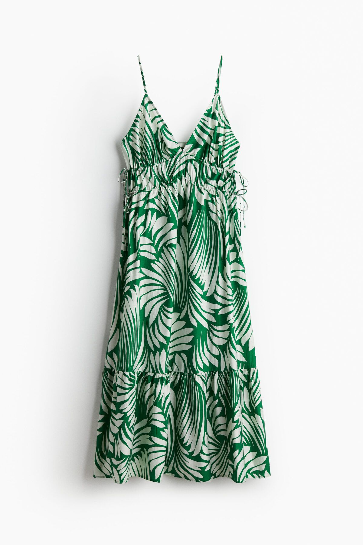 Drawstring-detail maxi dress