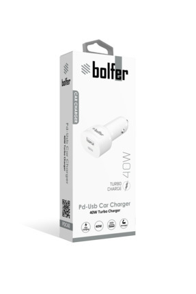 Pd & Usb Araç Şarj Soketi 40 W Beyaz Image 0