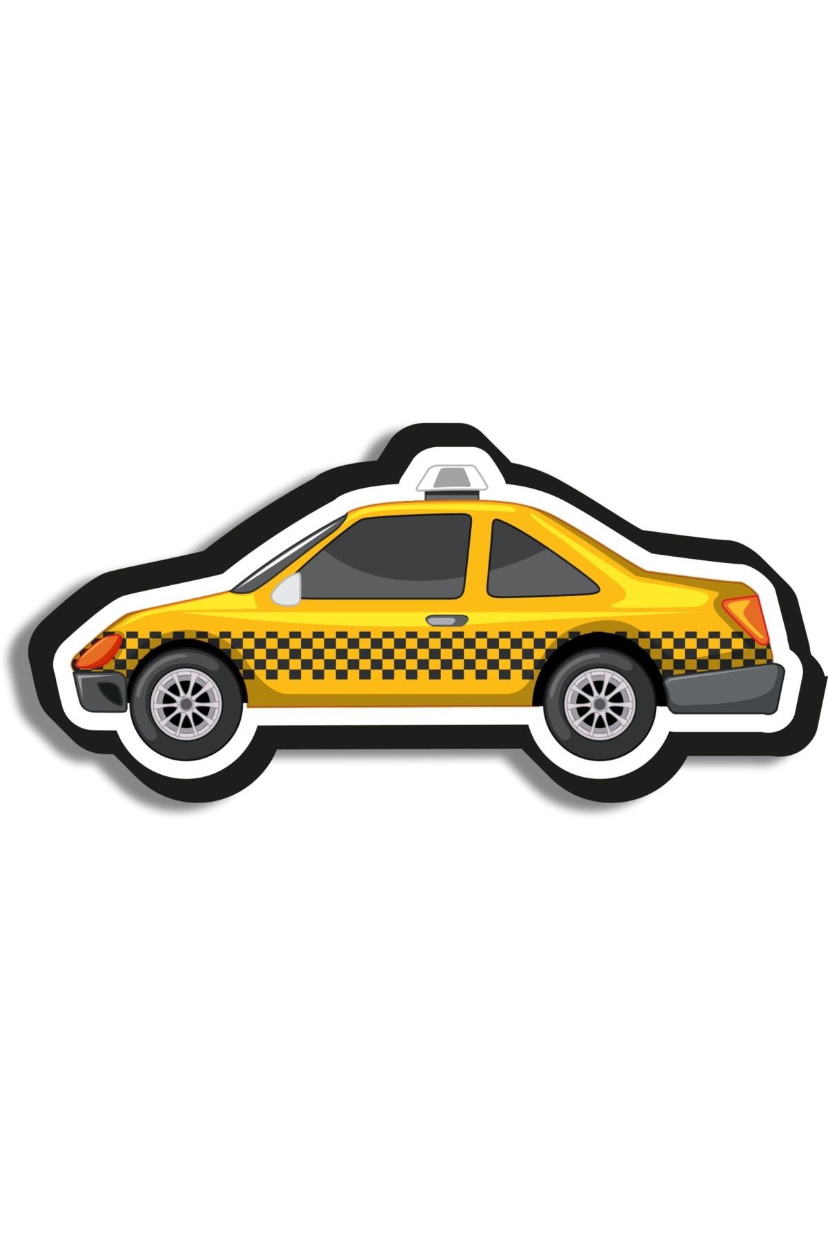 wonderlike Taxi Car AhşapMini Rozet