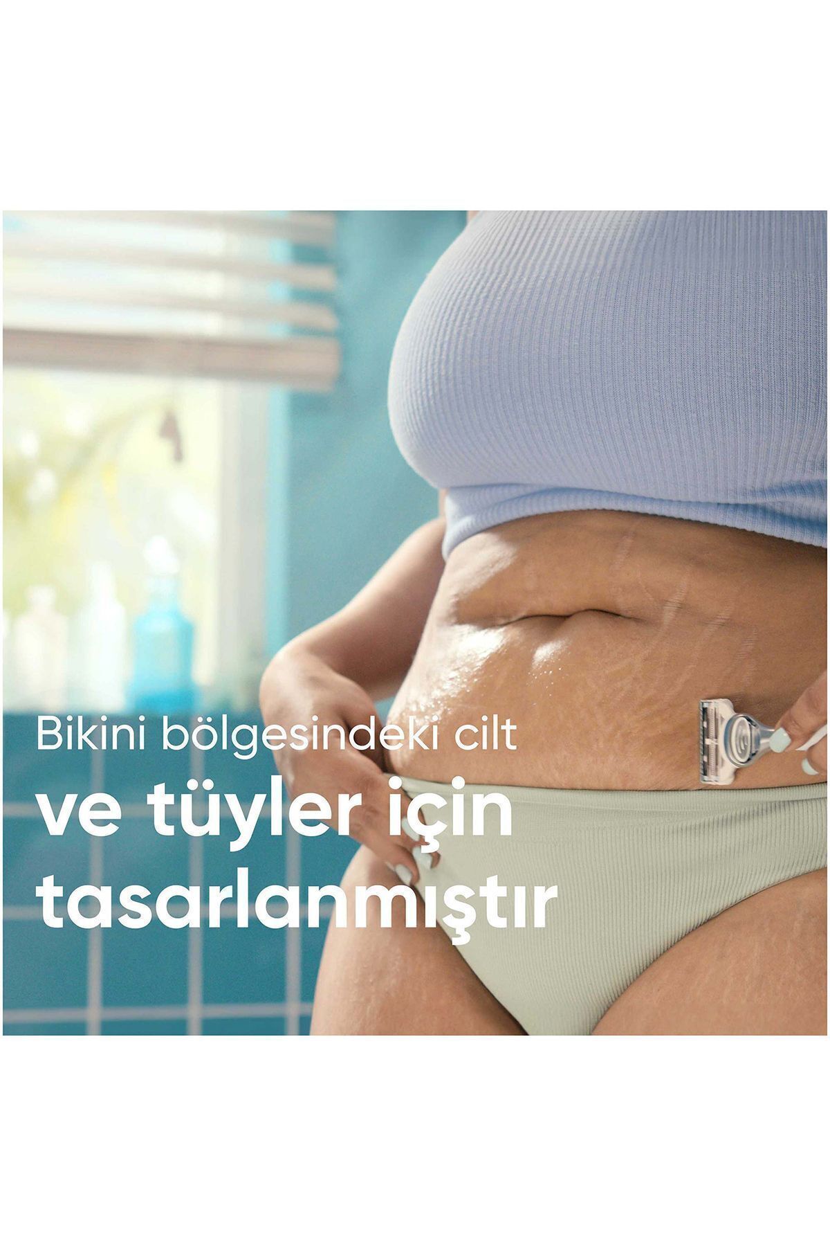 Bikini Bölgesi Tıraş Makinesi ve 1 Adet Yedek Başlık