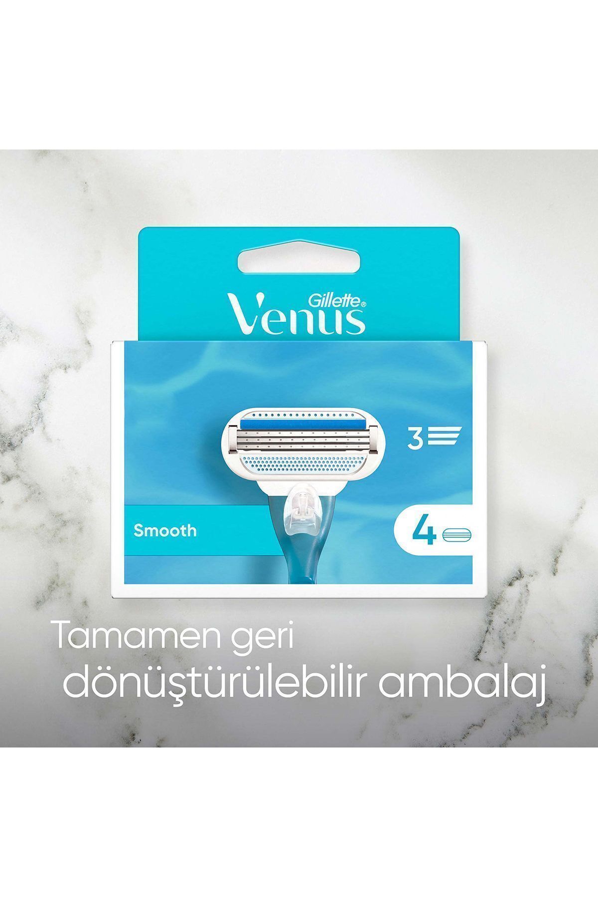 Venus Kadın Yedek Tıraş Bıçağı 4 Adet