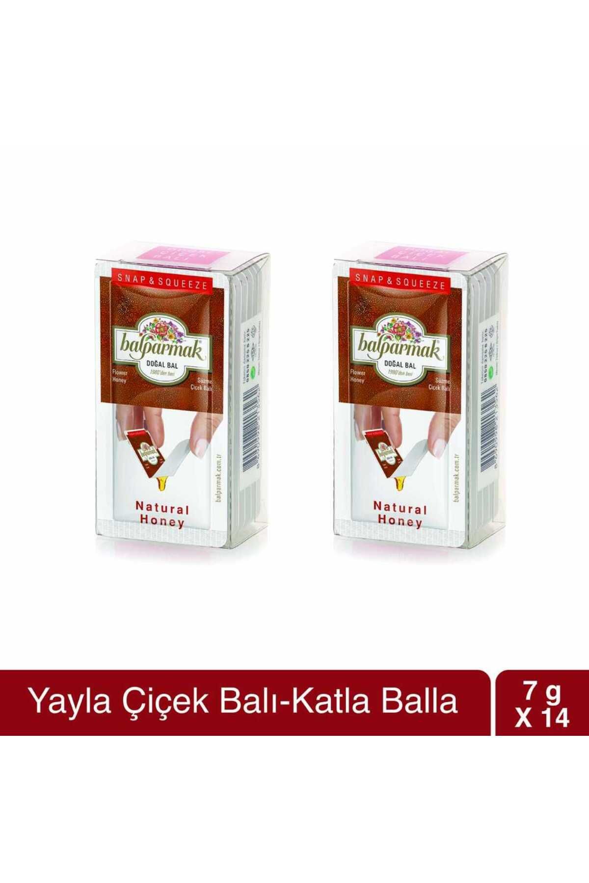 BalparmakKatla Balla YaylaÇiçek Balı 7 g x 14...