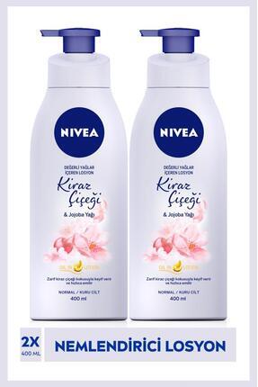 Değerli Yağlar Içeren Vücut Losyonu 400ml, Kiraz Çiçeği, Jojoba Yağı, Normal Ve Kuru Ciltler Image 0