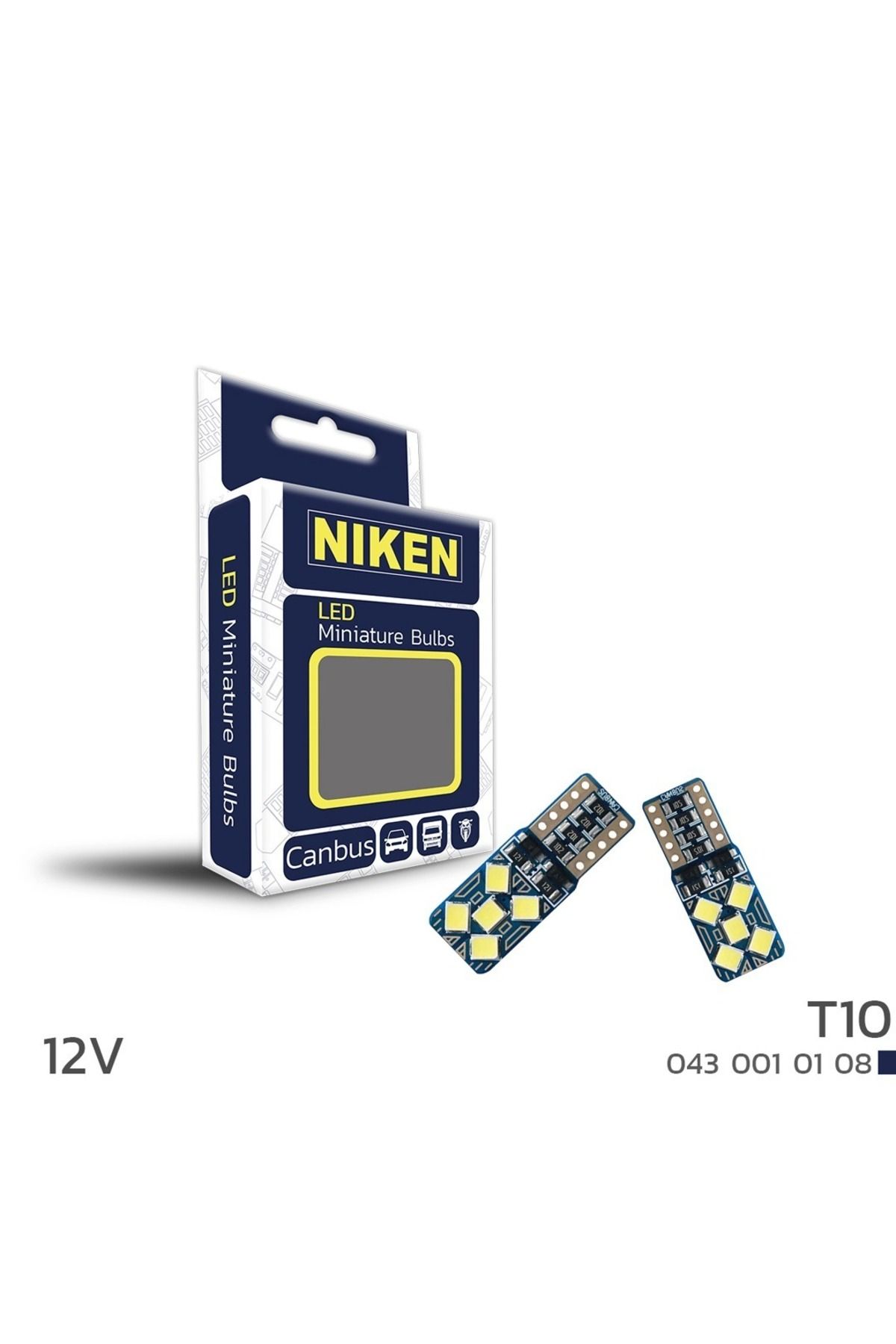 Niken Led Ampul T10 CanbusPark Ledi 10 Ledli...