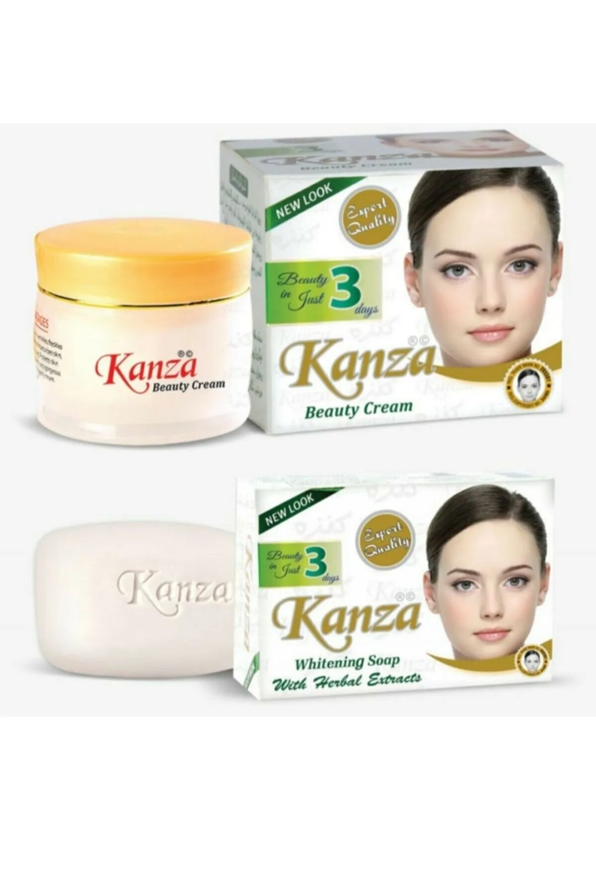 Greengold Kanza KremBeyazlatıcı, Serum Ve Sab...