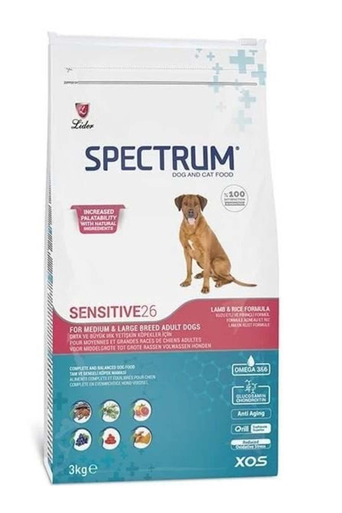 Spectrum SENSITIVE 26YETİŞKİN KÖPEK MAMASI 3...