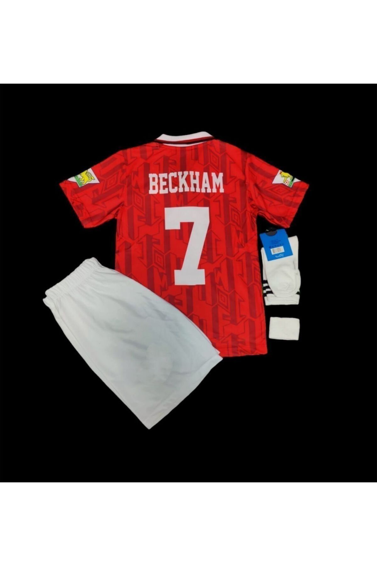 92/93 Sezonu Nostalji Dawid Beckham  Çocuk Forması 4'lü Set