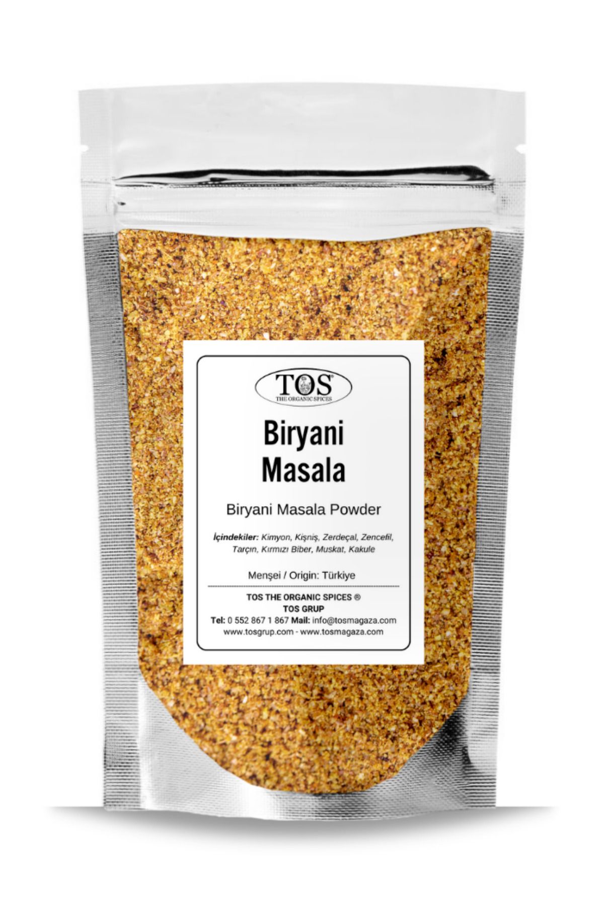 TOS The Organic Spices Biryani Masala 100 gr...