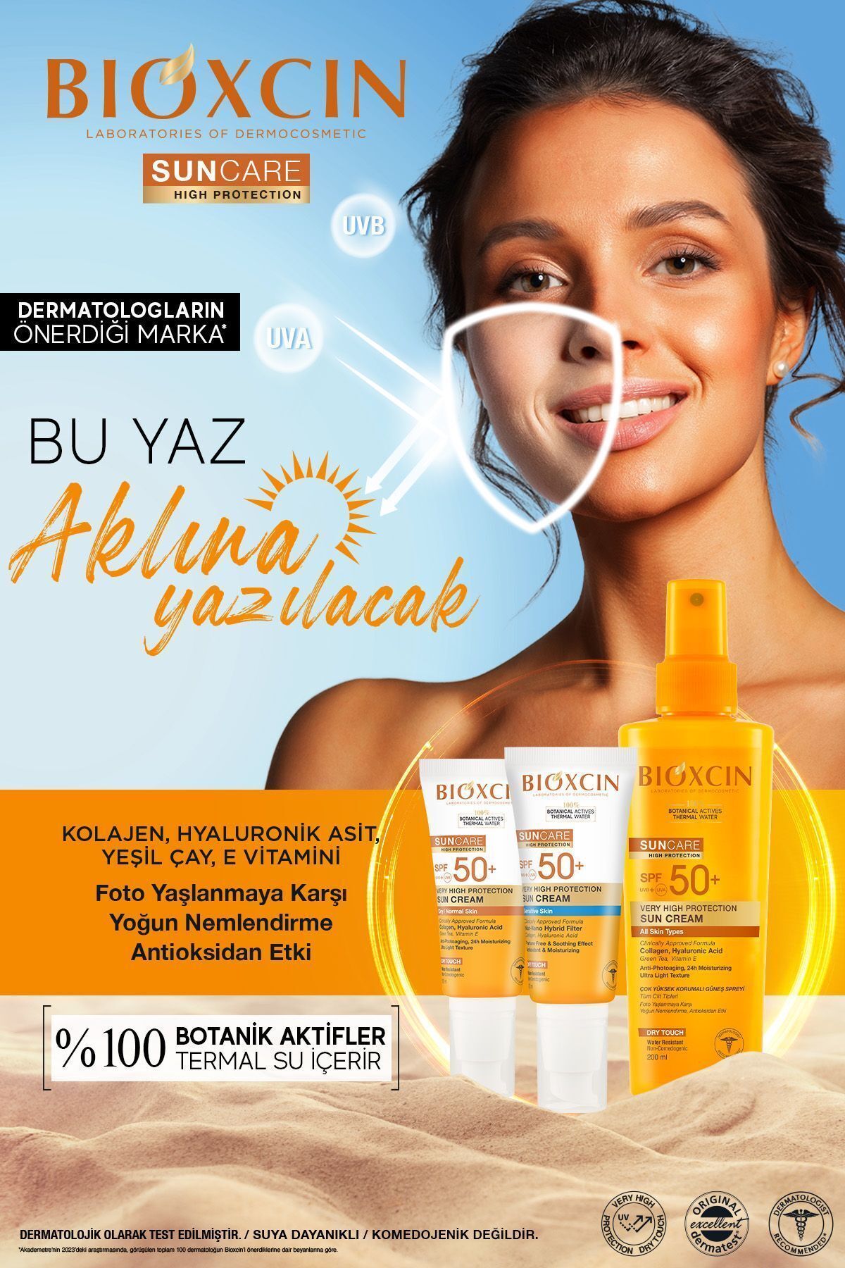 Sun Care Hassas Ciltler İçin Çok Yüksek Korumalı Güneş Kremi 50 SPF 50 Ml