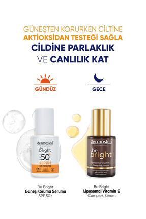 Be Bright Güneş Koruma Serumu SPF 50+ | Be Bright Liposomal Vitamin C Complex Serum | 30+30 ml Image 0
