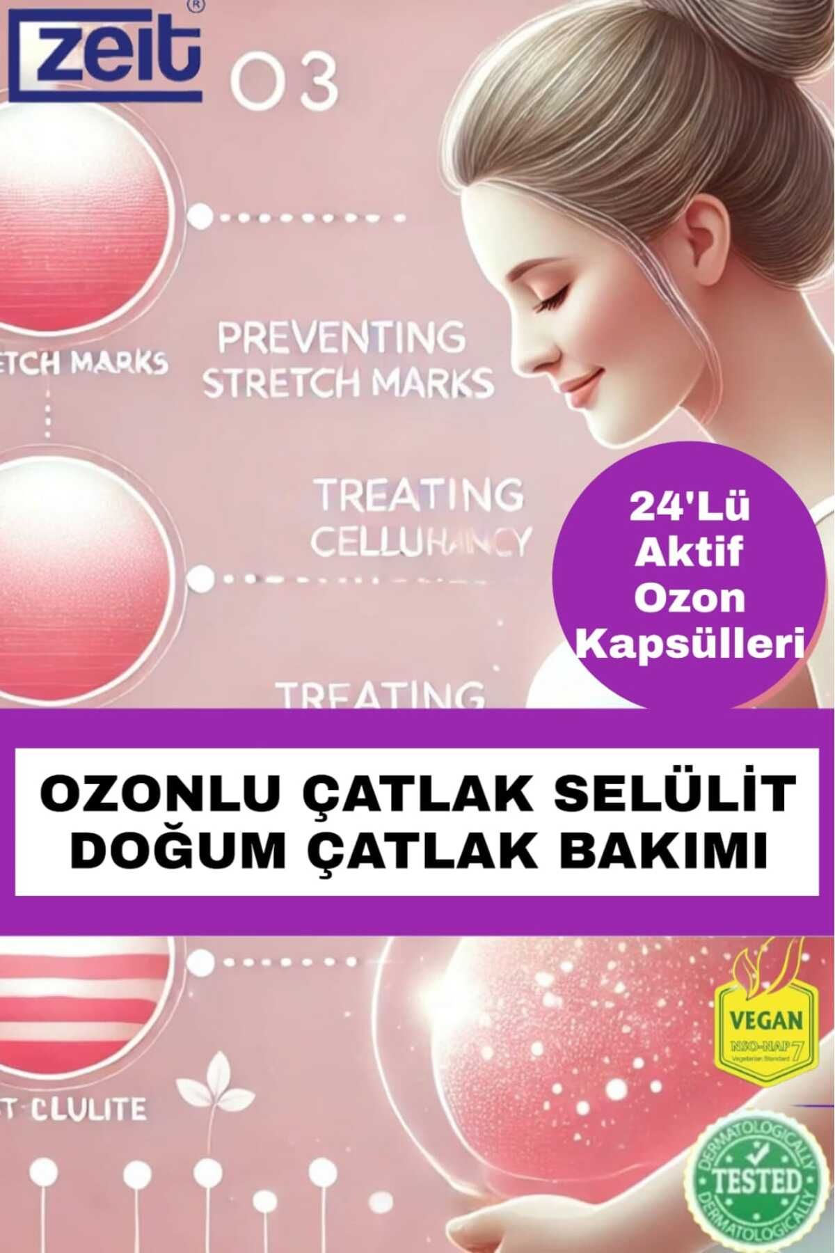 Ozonlu Cilt Bakım Kremi | Doğum Çatlakları Ve Izler Için Doğal Yenileyici Nemlendirici 96’lı