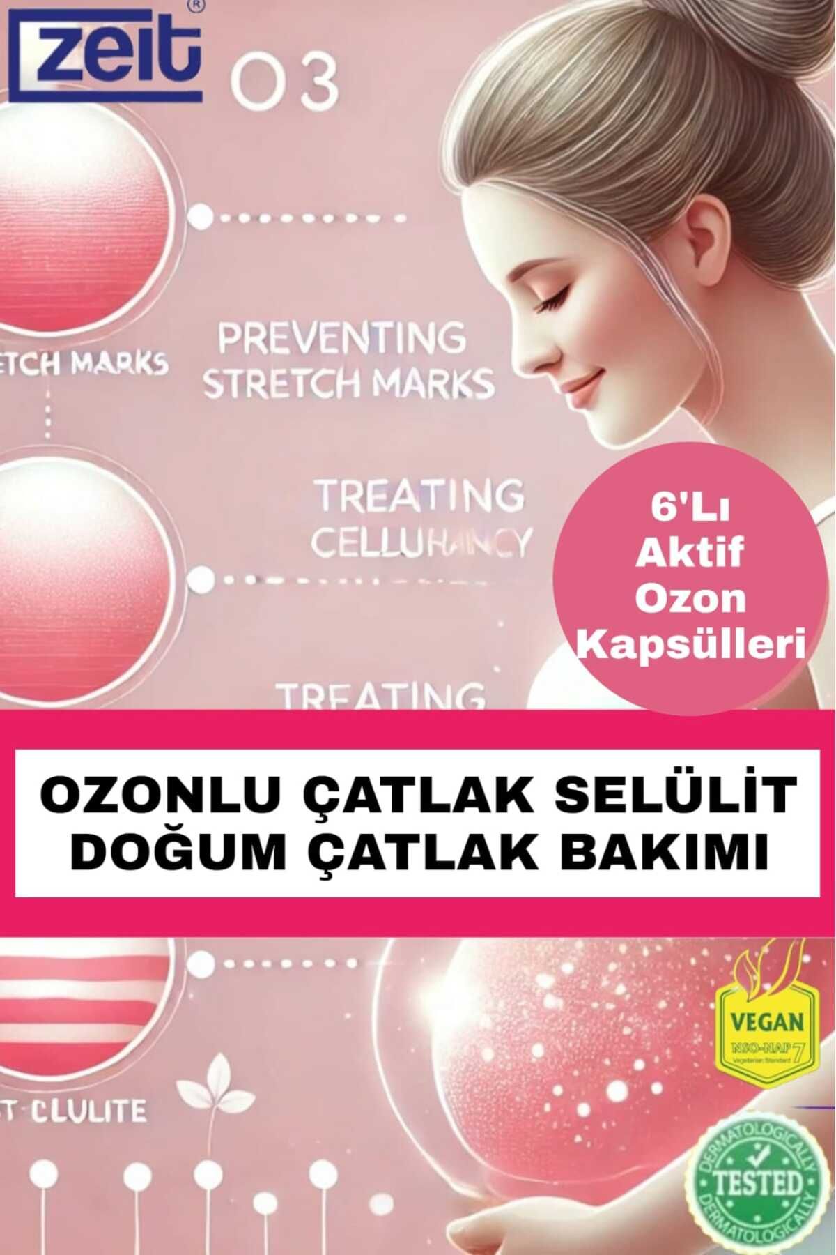 Ozonlu Cilt Bakım Kremi | Doğum Çatlakları Ve Izler Için Doğal Yenileyici Nemlendirici 96’lı