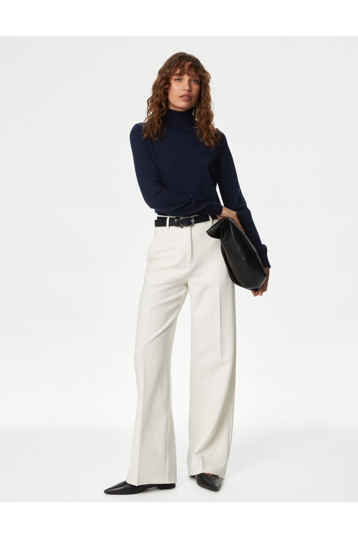 Marks & Spencer Tailored FitWide Leg Pantolon