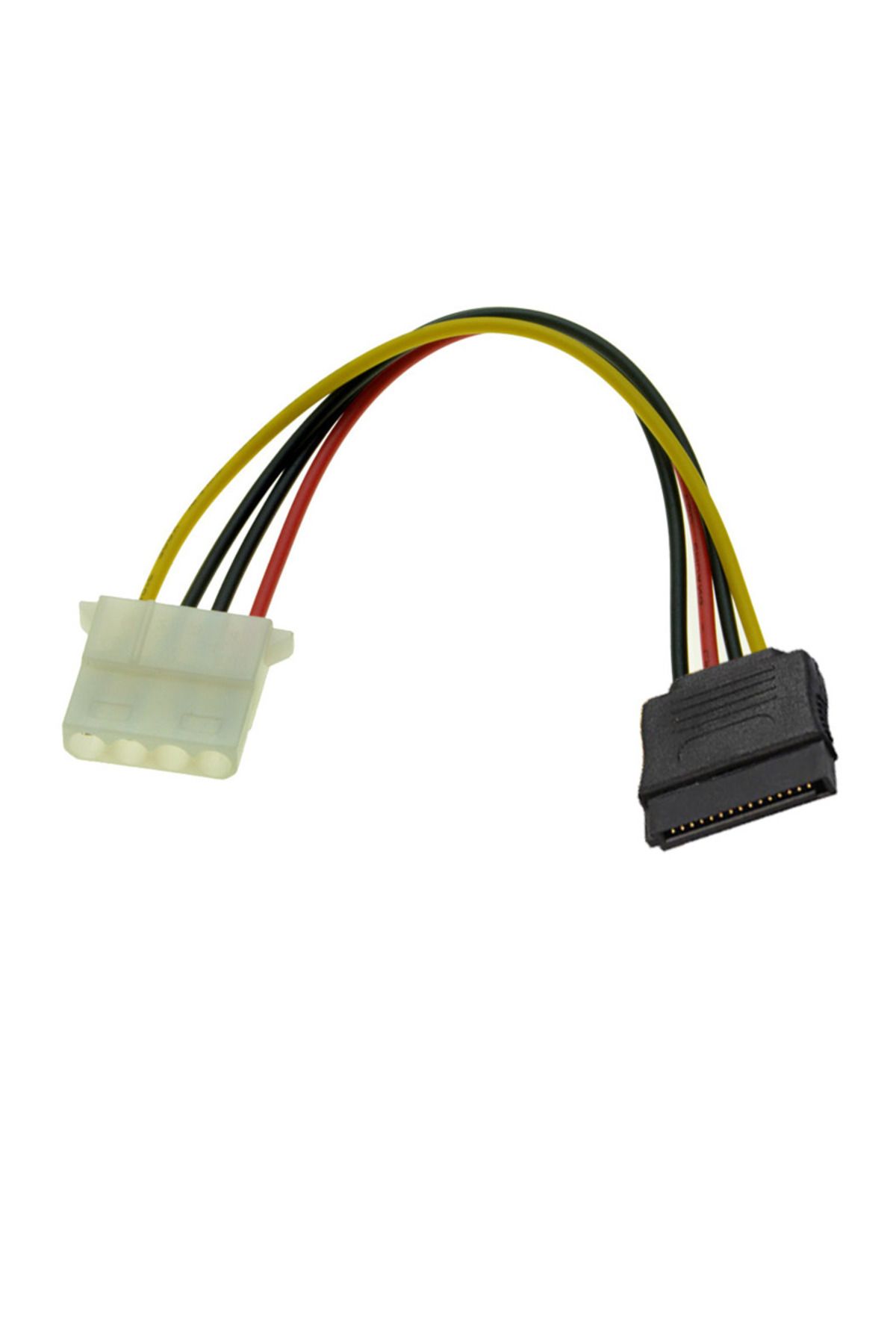 4 Pin Molex Dişi To Sata 15 Pin Dişi Power Kablo 30 Cm