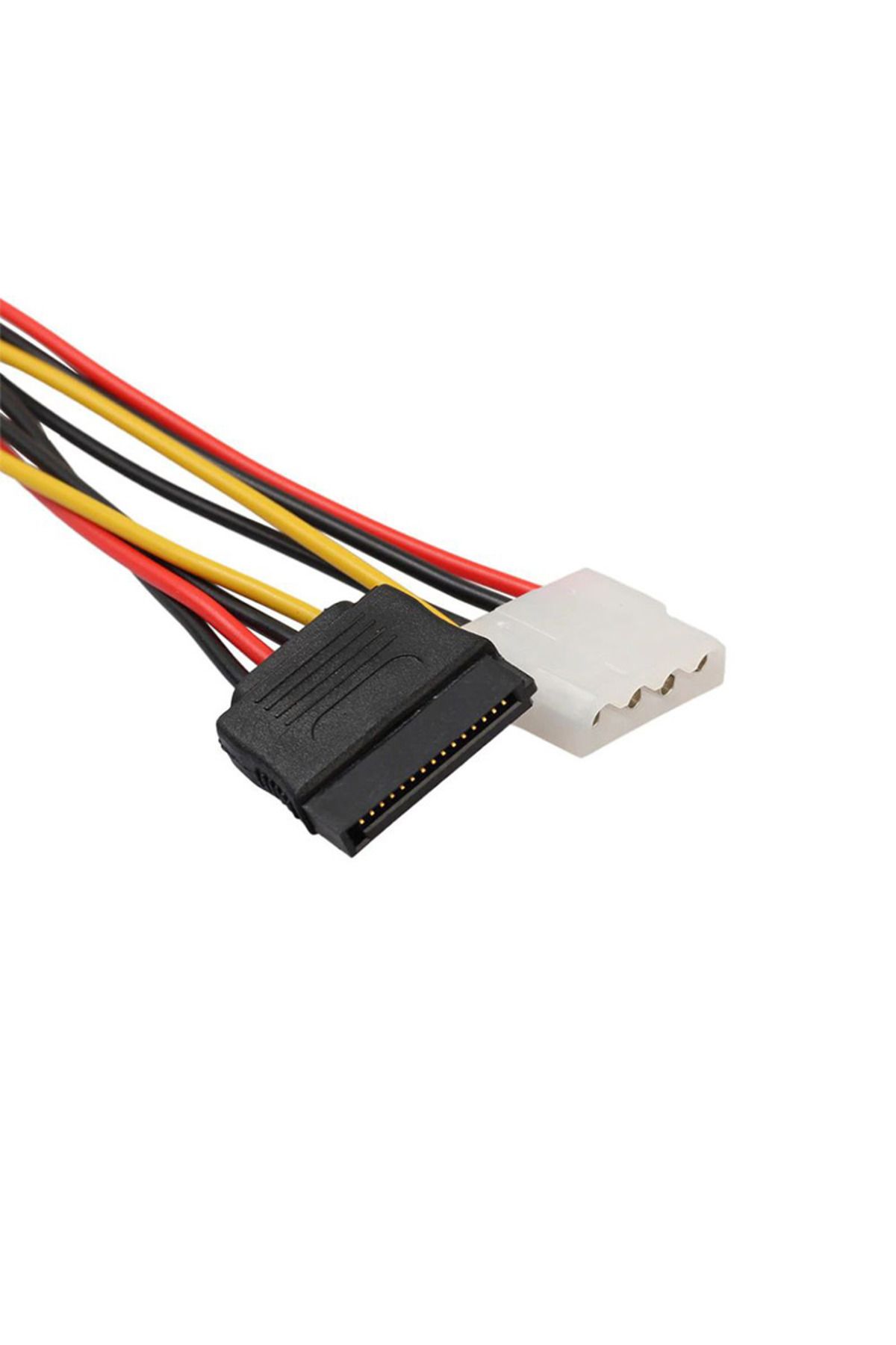 4 Pin Molex Dişi To Sata 15 Pin Dişi Power Kablo 30 Cm