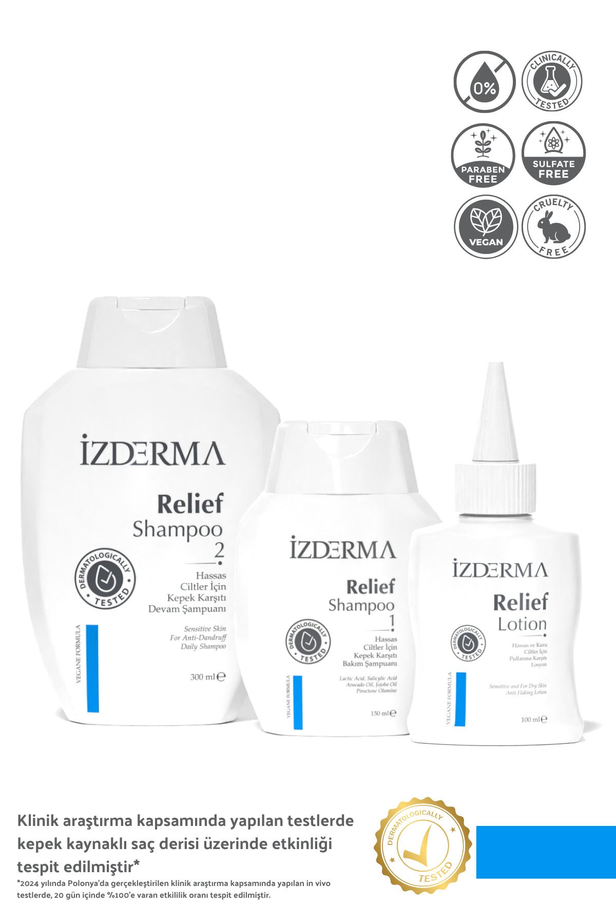 izderma Relief Kepek,Kızarıklık, Kaşıntı Ve P...