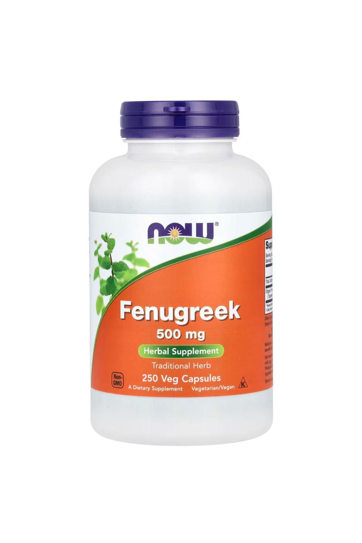 Now Foods Fenugreek 500 mg250 Veggie Capsules