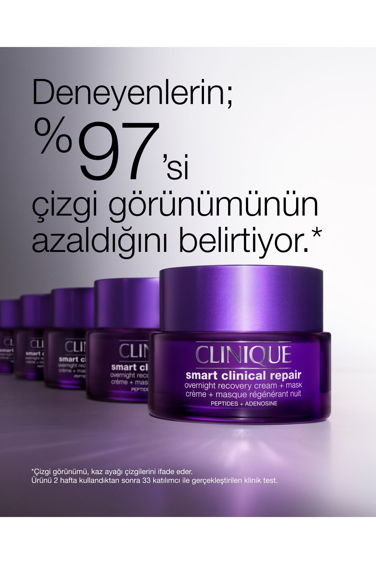 Smart Clinical Repair™ Onarmaya Yardımcı Gece Bakım Kremi & Maskesi 50 ml | Hyalüronik Asit, Peptit