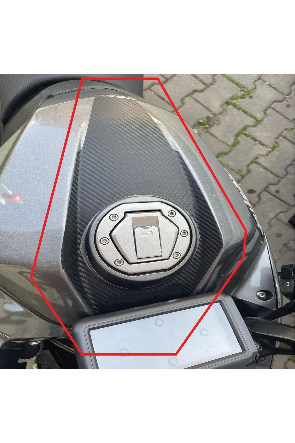 Motiker Bajaj RS200 KarbonDepo Sticker Etiket...