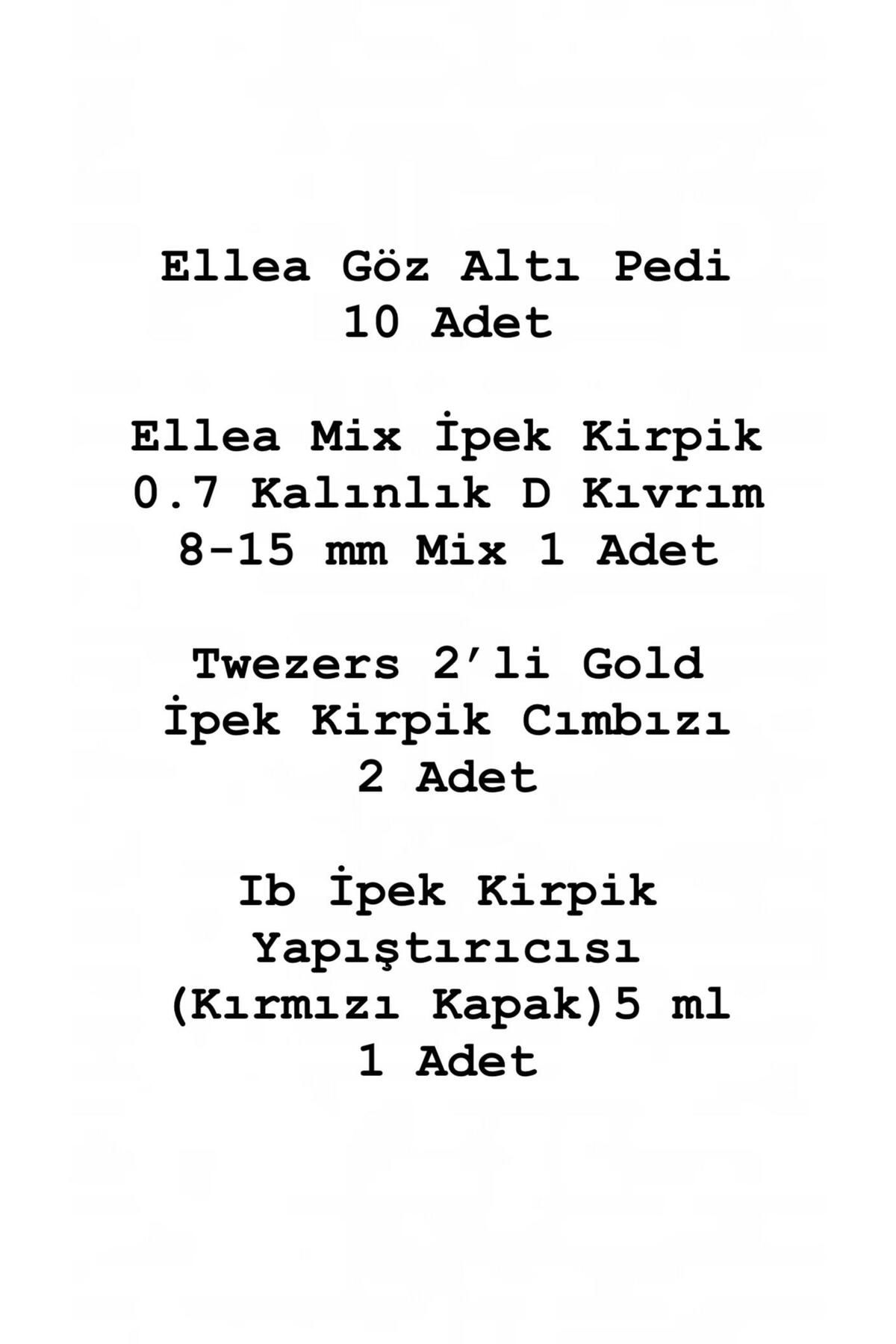 ELLEA MİNİ İPEK KİRPİK SETİ SET-1