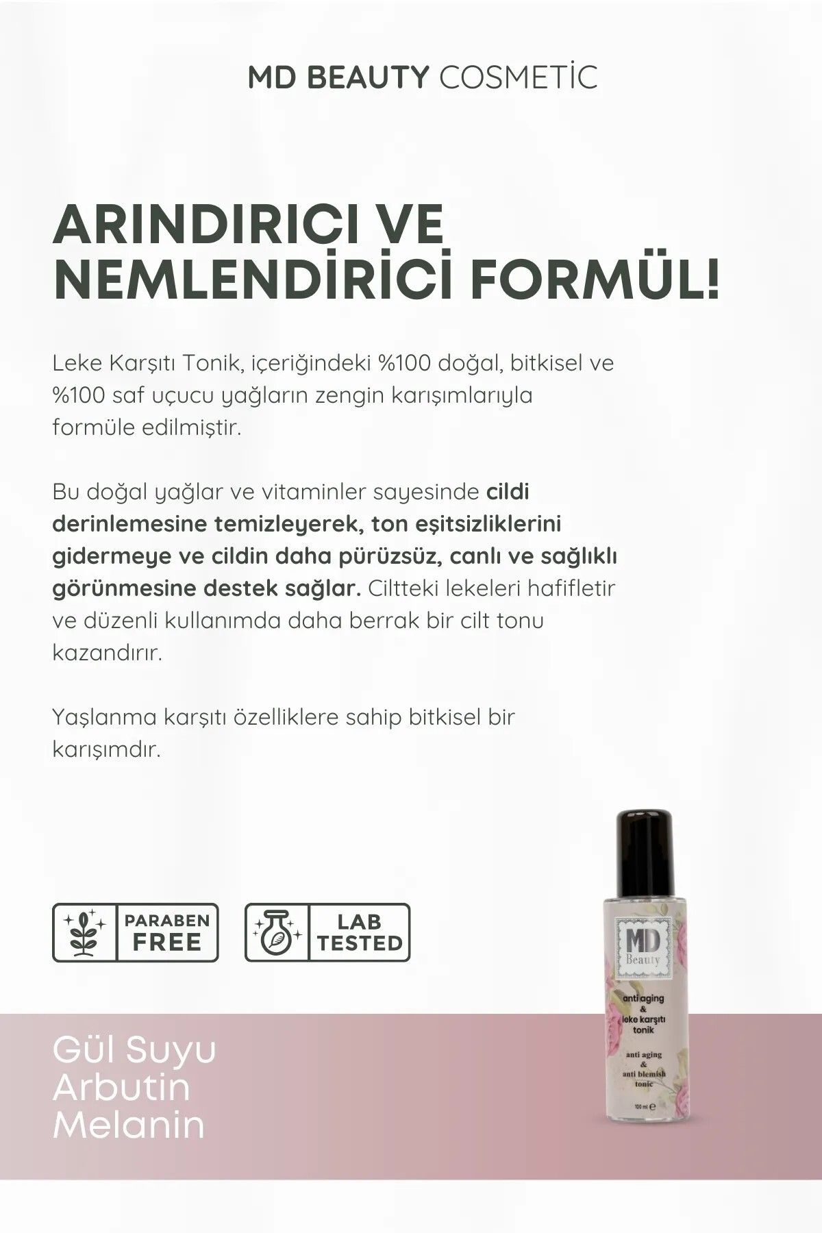 MD Beauty Leke Karşıtı Tonik & Aydınlatıcı Serum Seti