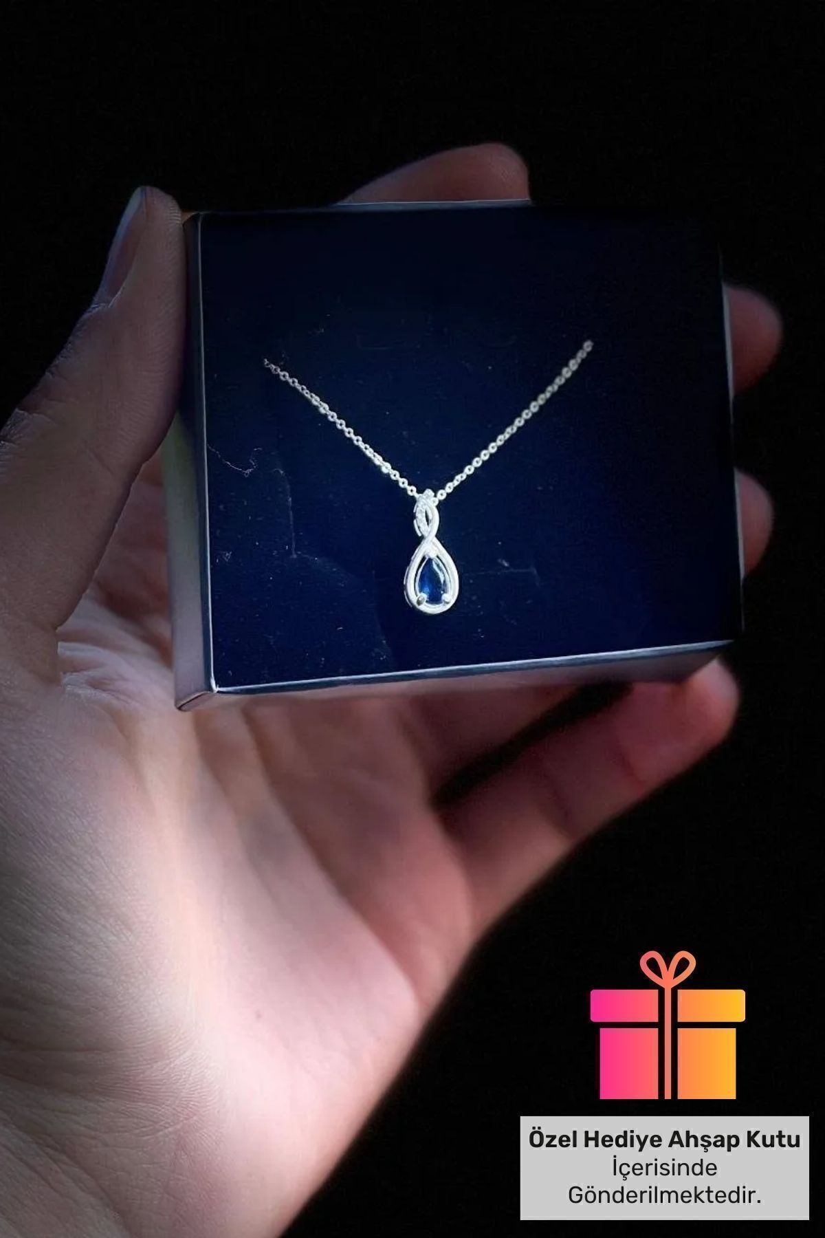 Lucente Jewellery HediyeKutulu Damla Kesim Ko...