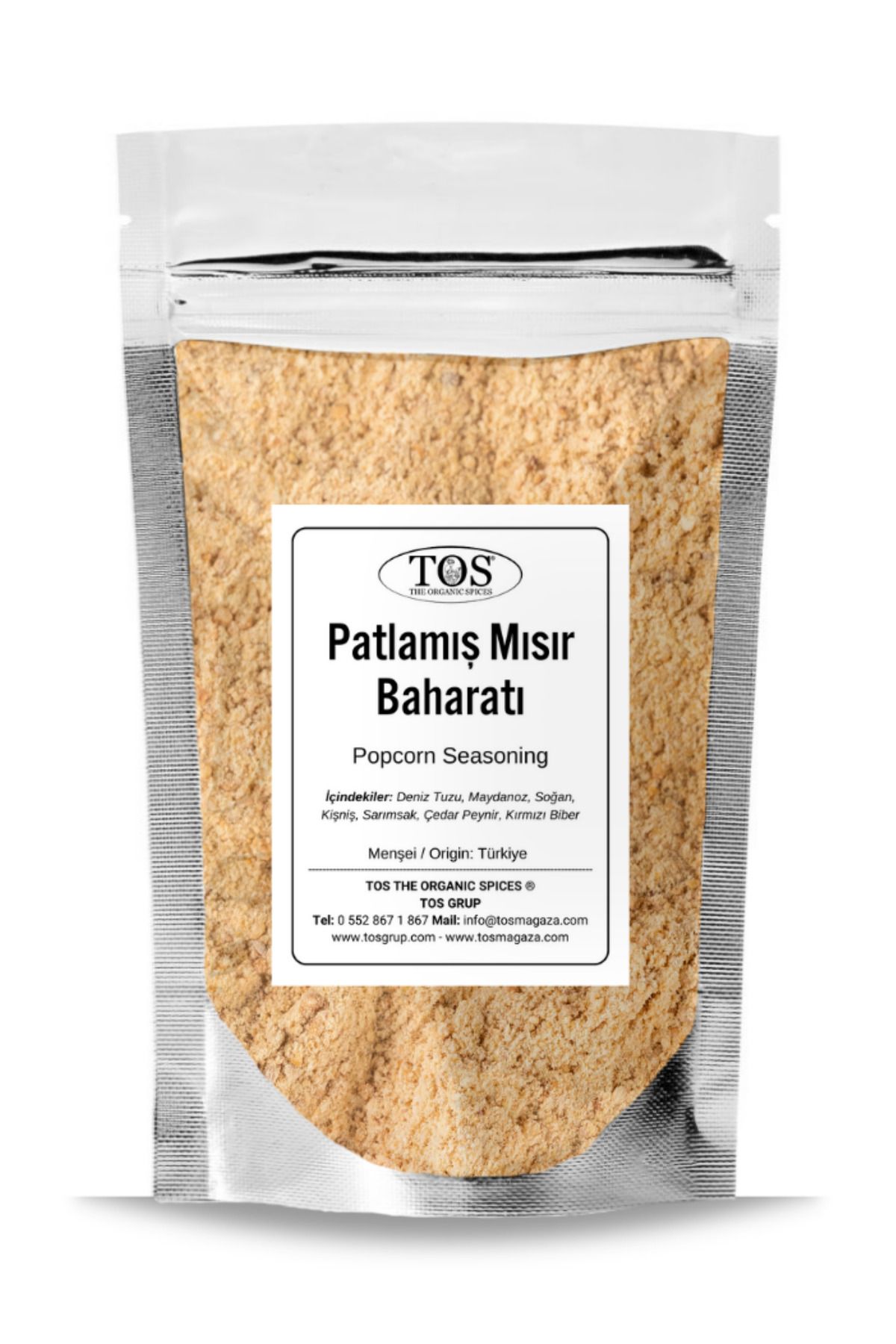 TOS The Organic Spices Patlamış Mısır Baharat...