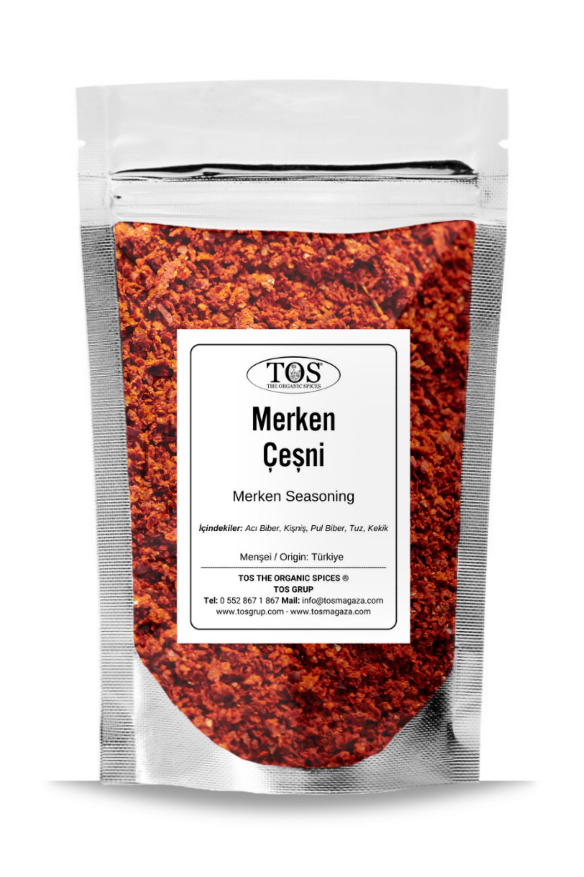 TOS The Organic SpicesMerken Çeşni 100 gr Mer...