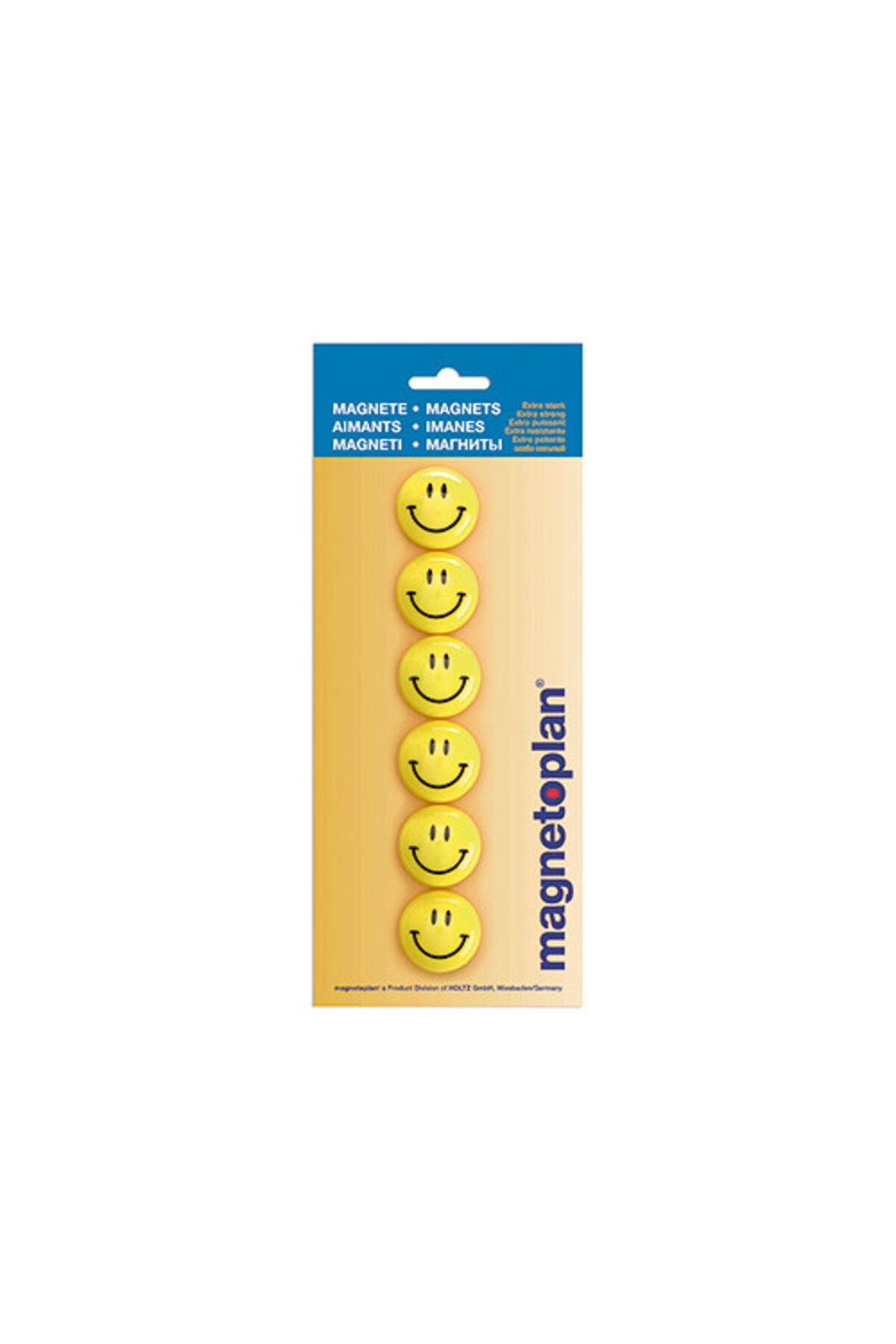 Hobi24 Magnetoplan SmileyMıknatıs 30 mm 6 Ade...